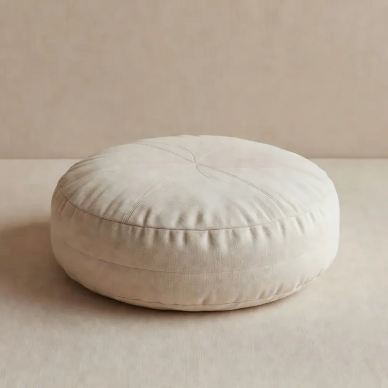 Подушка для медитації — Льон • Ø40 см